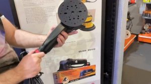 Эксцентриковая шлифмашинка Русский Мастер ES-612 (ход 12мм) с пылеотводом