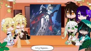 ✎ᝰ┆Genshin Impact react to Fatui Harbingers|| Genshin Impact Gacha Nox react