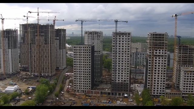 Сиреневый Парк | Лосиноостровский Парк. ТАНЦЫ КРАНОВ. Everdigm. Liebherr. Linden Comansa смотреть онлайн