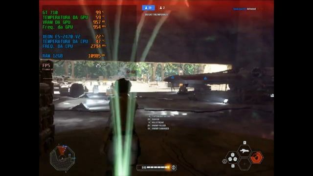 Star Wars Battlefront 2 (2005 vs 2017) - XEON E5-2470 V2 / GT 710 1GB GDDR3 / 12GB RAM DDR3 смотреть онлайн