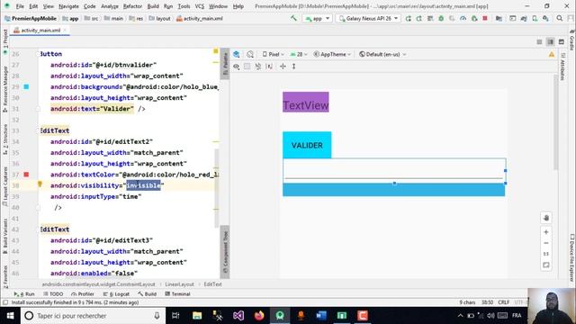 5 - Les widgets les plus simples (Part II) EditText ,ToggleButton, Switch -android Studio- شرح смотреть онлайн
