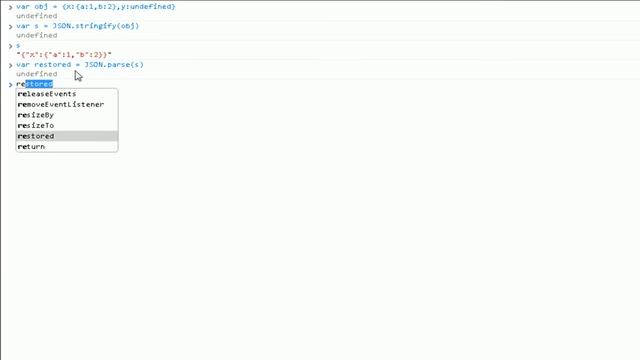 JavaScript Tutorial - JSON conversion rule for RegExp,Error Object and undefined смотреть онлайн