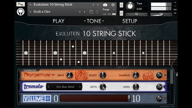 Orange Tree Samples releases "Evolution 10 String Stick" for Kontakt Player смотреть онлайн