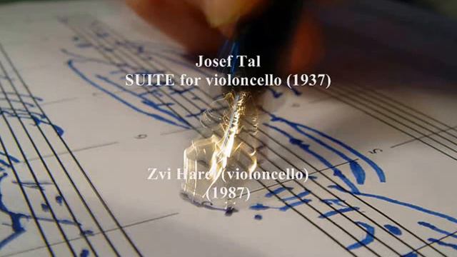 Josef Tal - SUITE for violoncello смотреть онлайн