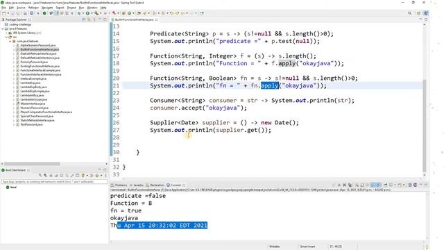 java 8 interview question | built in functional interfaces in java | Java 8 new features | okay jav смотреть онлайн