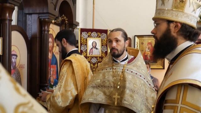 Освящение храма святого благоверного великого князя Александра Невского города Варезе (Сев. Италия) смотреть онлайн