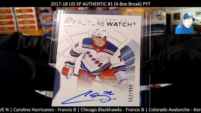 2017 18 UD SP AUTHENTIC #1 4 Box Break PYT Friday June 29 2018 смотреть онлайн