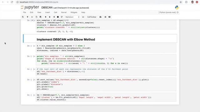 DBSCAN Implementation and Parameter Tuning смотреть онлайн