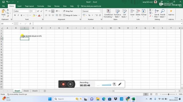 Tutorial Excel 1 - Basic - Membuat Tabel Sederhana смотреть онлайн