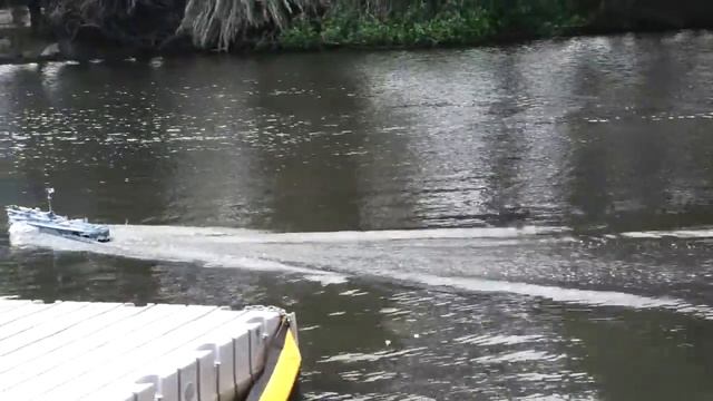 Nicely built LARGE SCALE RC Vosper MTB74 gun boat first water test смотреть онлайн