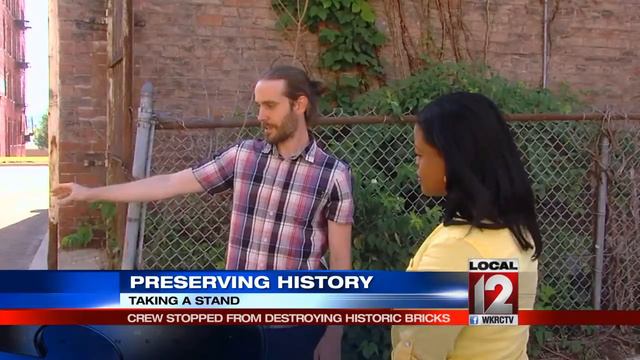Crew stopped from destroying historic bricks смотреть онлайн