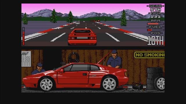 Lotus Esprit Turbo Challenge for ATARI STe смотреть онлайн