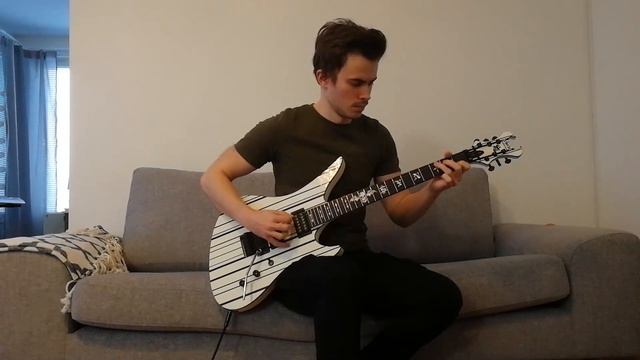 Scorpions - No One Like You (Guitar Cover + Solo) смотреть онлайн