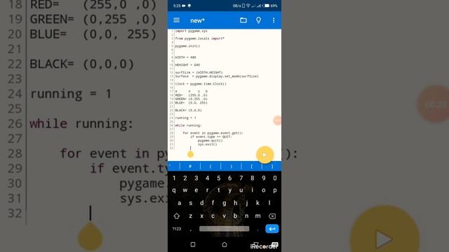 Pygame on Smartphone смотреть онлайн