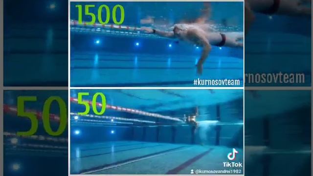 СКОРОСТЬ В ПЛАВАНИИ. #плавание #спорт смотреть онлайн