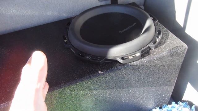 Rockford Fosgate Power T110D2 Q Power QBOMB10VL Single 10" just WOW Check out the Excursion Polyfil смотреть онлайн