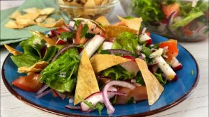 ЧЕРЕЗ ДЕНЬ ГОТОВЛЮ этот САЛАТ! Быстрый и Вкусный САЛАТ! Салат «Фаттуш»