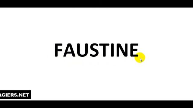 How to pronounce FAUSTINE смотреть онлайн