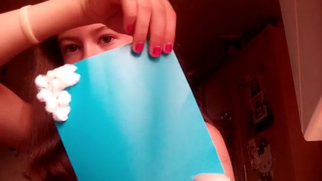 Снеговик из ватных дисков смотреть онлайн