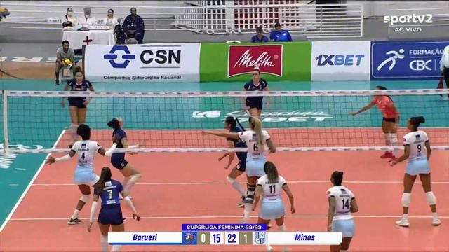 SL 2022/2023 - Barueri Volleyball Club x Gerdau/Minas смотреть онлайн