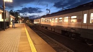 Электропоезд ЭП2Д РЖД ЦППК Москва Савеловская - Дмитров прибывает и отправляется МЦД Водники