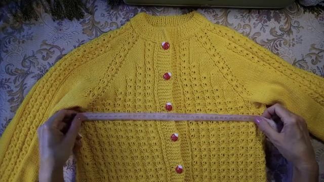 Вязание/Кофточка Солнечный Зайчик/обзор готовой кофточки. смотреть онлайн