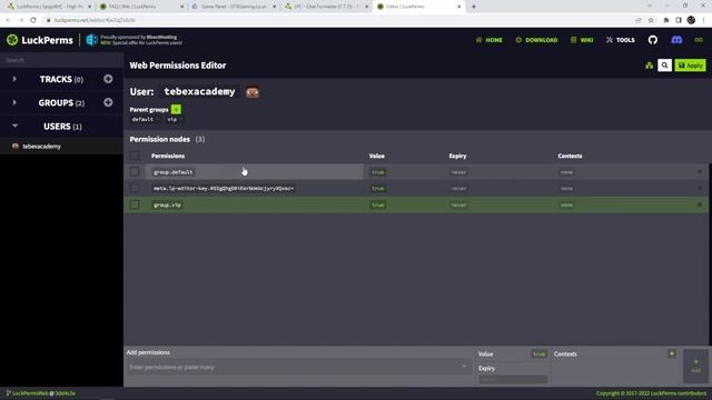 Minecraft LuckPerms - Groups And Permissions