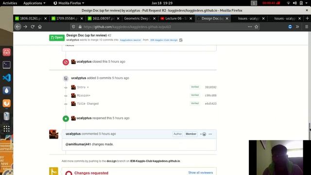 Github Tips: Reopen Pull Requests to make requested changes to your PR смотреть онлайн
