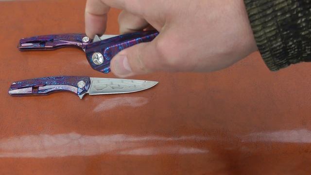 Эксклюзивные складные ножи из тимаскуса и дамастила смотреть онлайн