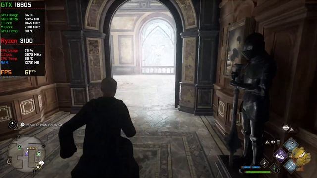 Hogwarts Legacy - Ryzen 3 3100 GTX 1660Super Game test Mix High Settings 1080p смотреть онлайн