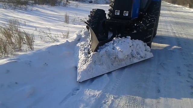 Клиновидный отвал КО - 01 (СНЕГОПАХ) смотреть онлайн