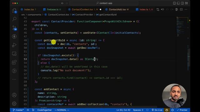 Section 11 (Firebase): Lesson 3 - Load contact by ID смотреть онлайн