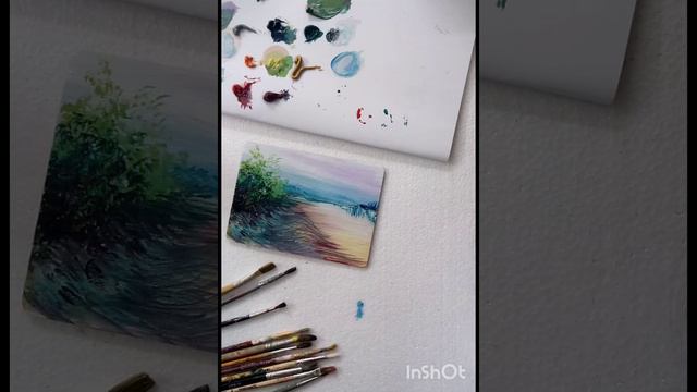 Живопись.Как легко и быстро написать пейзаж. смотреть онлайн