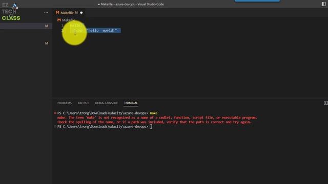 Fixed: Error Makefile: *** missing separator. Stop in Visual Studio Code | EZ TECH CLASS смотреть онлайн