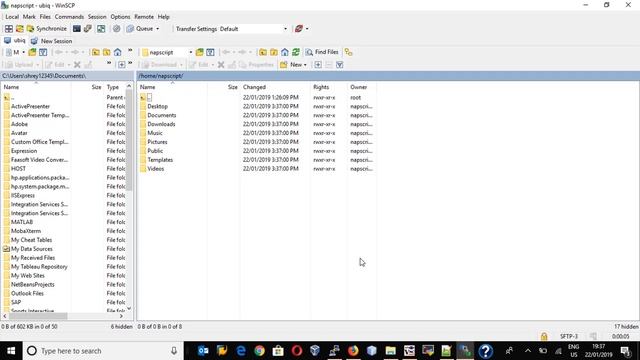 How to connect linux server(SFTP) using WinSCP смотреть онлайн