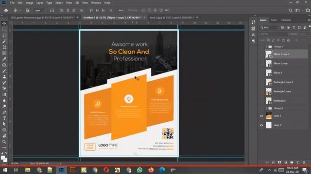 LEDP Graphic Design Adobe photoshop | Flyer Design | Class 11 смотреть онлайн