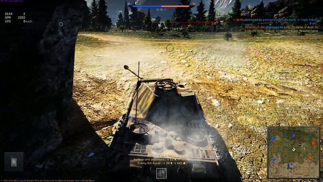 War Thunder Panther G small game смотреть онлайн