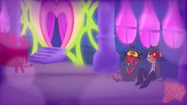 Helluva Boss The Human And The Hellhound - The Secret Sewer Hub Cherry Blossom Paradise // Chapter