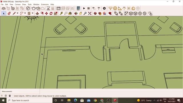TUROTIAL SKETCHUP -1,HOW TO IMPORT AUTOCAD FILE IN SKETCHUP MODEL, FOR BEGINNERS EASY TO WORK смотреть онлайн