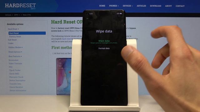 HARD RESET OPPO Reno 3 Pro – Restore Defaults / Wipe Data смотреть онлайн