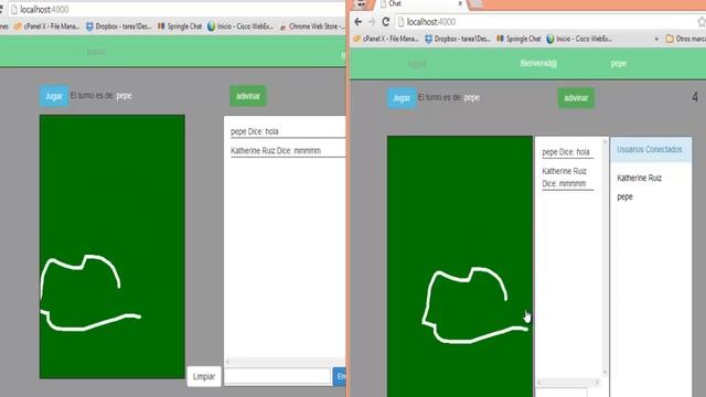 Pictionary con WebSockets смотреть онлайн