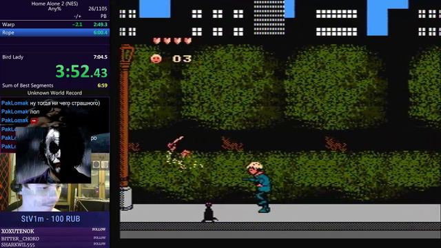 Home Alone 2 In 7:02 (World Record)