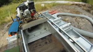 Мини драга на понтонах