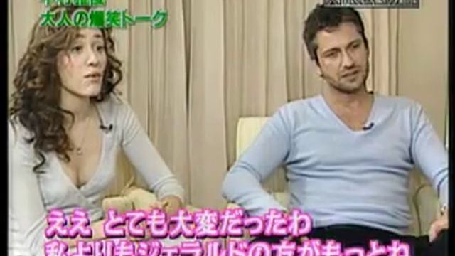 Gerard Butler and Emmy Rossum interview смотреть онлайн