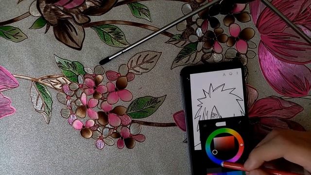 рисую арт Учихи Мадары из аниме Наруто | speed art Madara смотреть онлайн