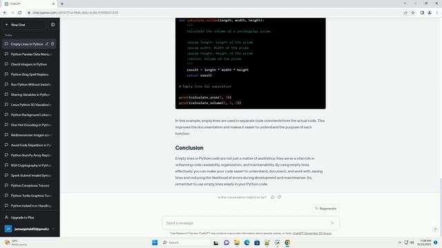 Emty line in the file ruins the code python смотреть онлайн