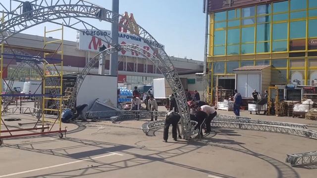 Монтаж шатров от FirstTent смотреть онлайн