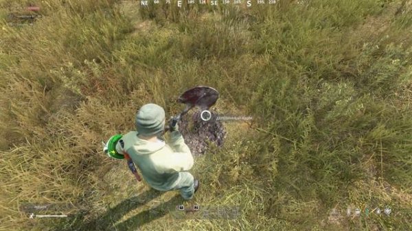 DAYZ КАК ЗАКОПАТЬ ТАЙНИК ?