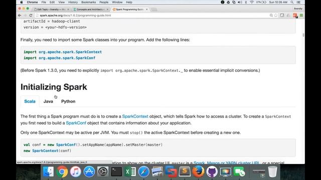 Apache Spark - Documentation Overview смотреть онлайн