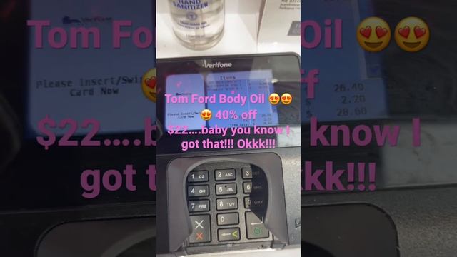 Tom Ford Body Oil…guess how much I paid??? ??? #vlogiscoming #tomford смотреть онлайн